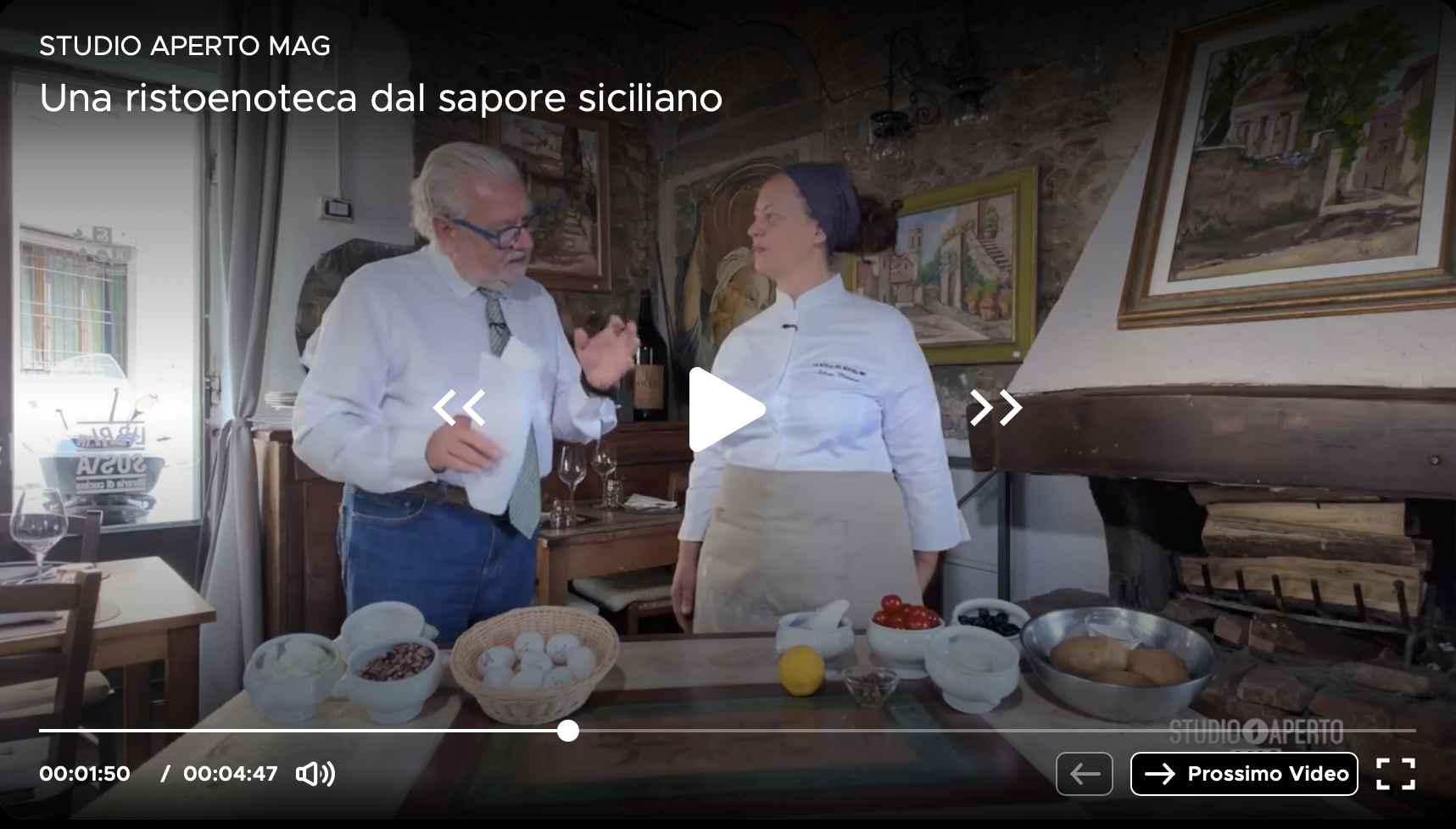 Studio Aperto – Una ristoenoteca dal sapore siciliano